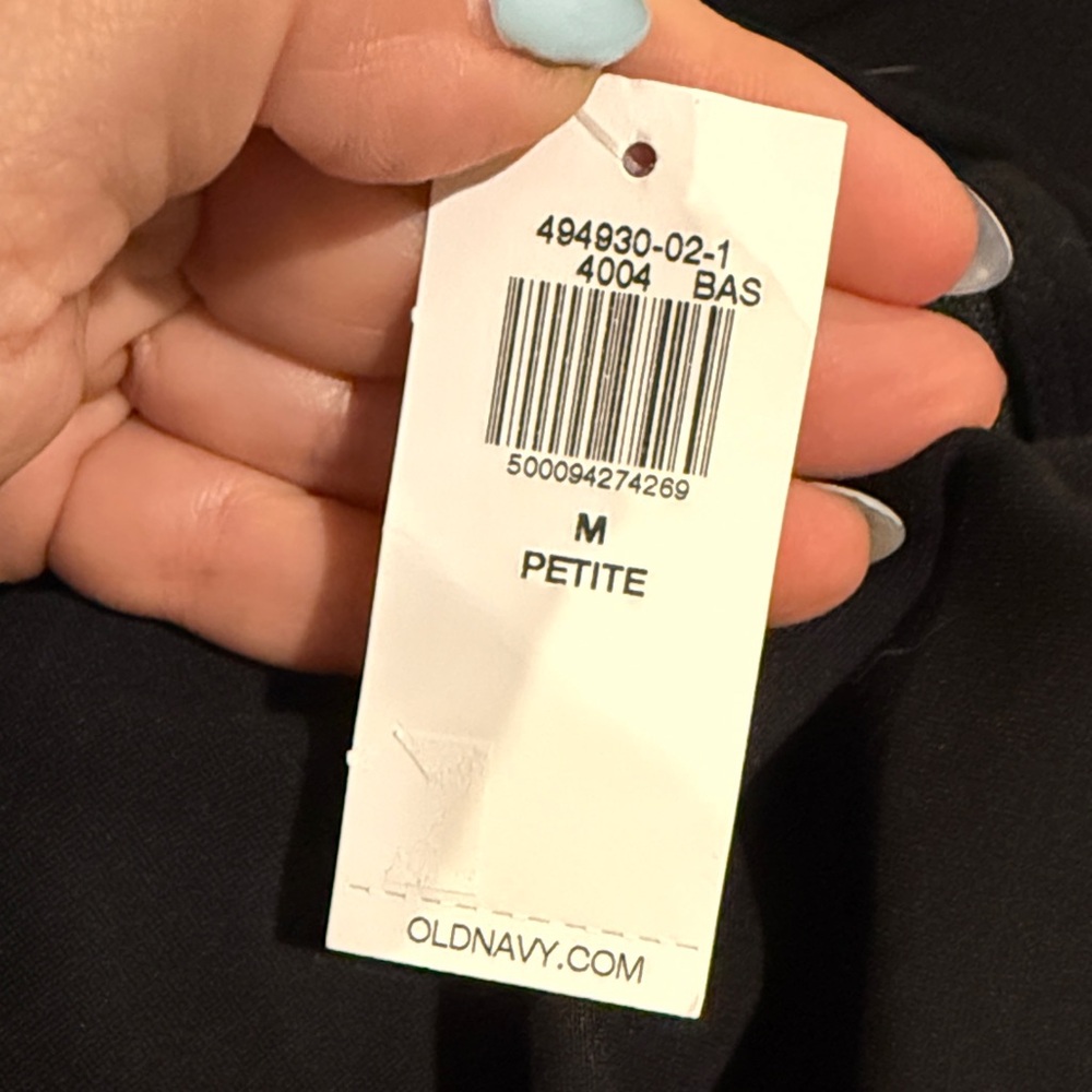 Old Navy Classic Black Petite Trousers